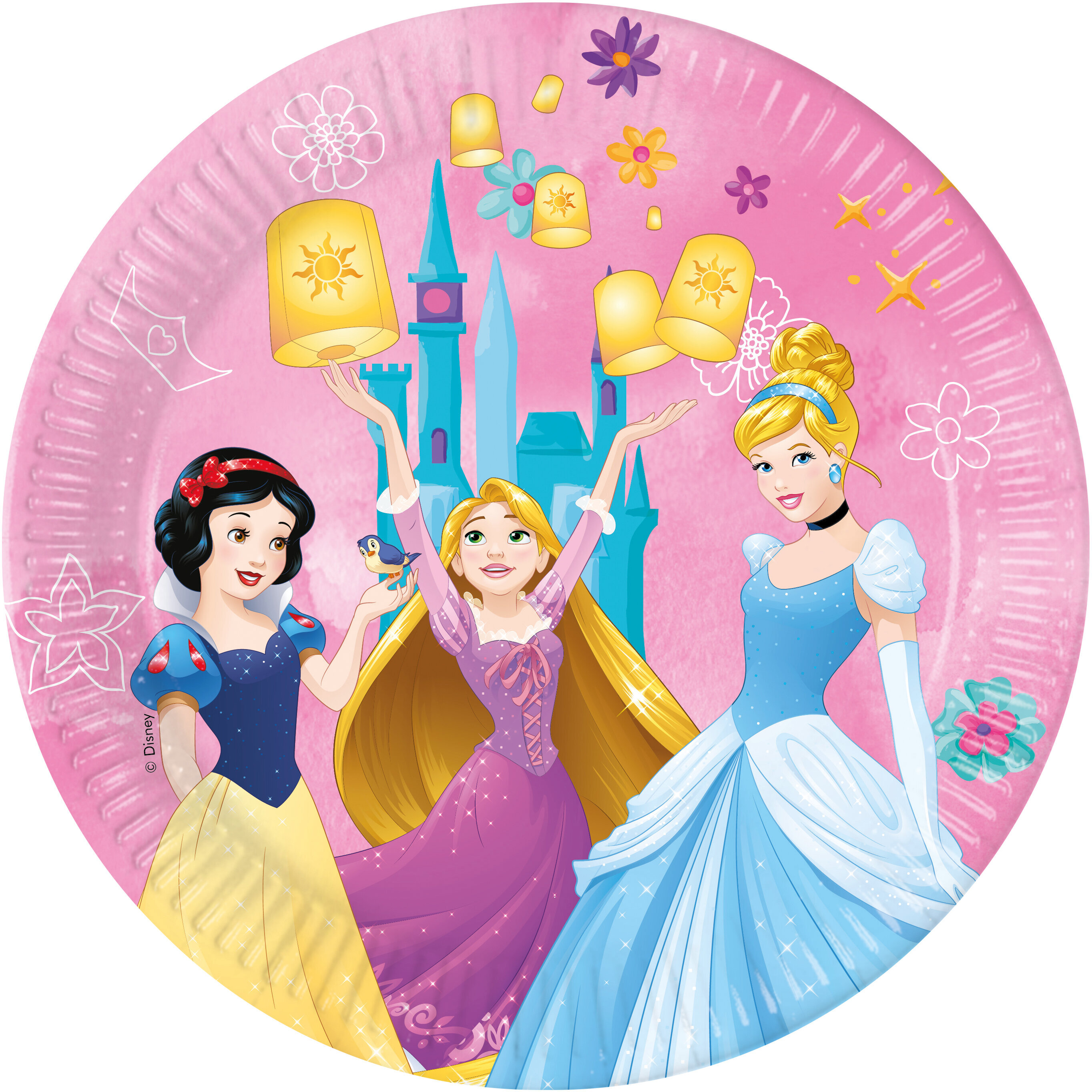 Disney Prinsessen - Bordjes 8 stuks