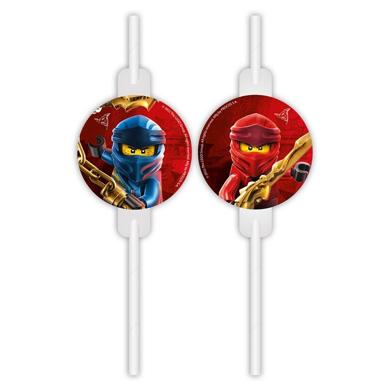 LEGO Ninjago - Kartonnen rietjes 4 stuks