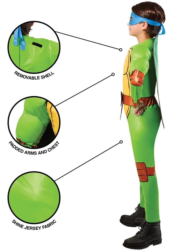 Ninja Turtles 4-in-1 Kostuum Kind 5-6 jaar