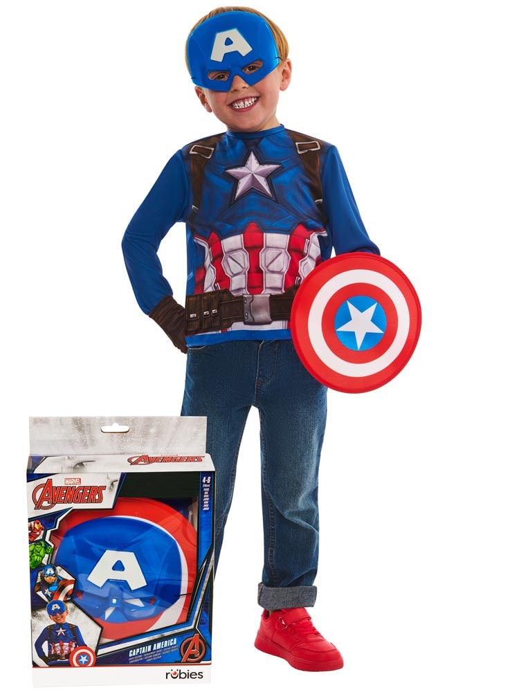 Captain America Verkleedset Kind 4-6 jaar