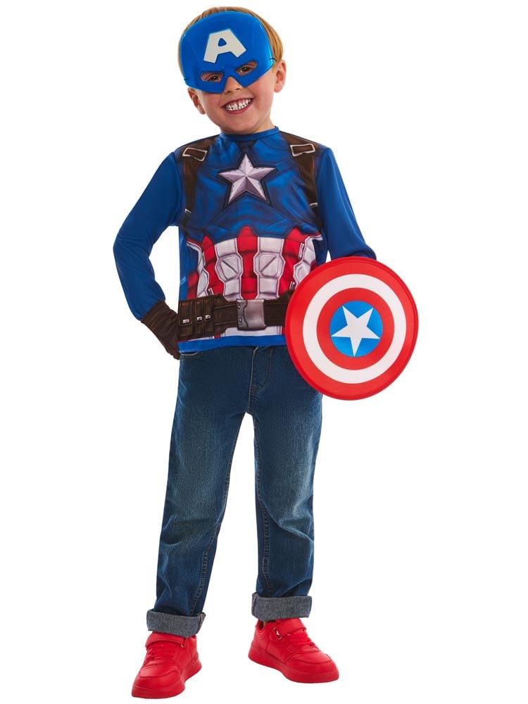 Captain America Verkleedset Kind 4-6 jaar