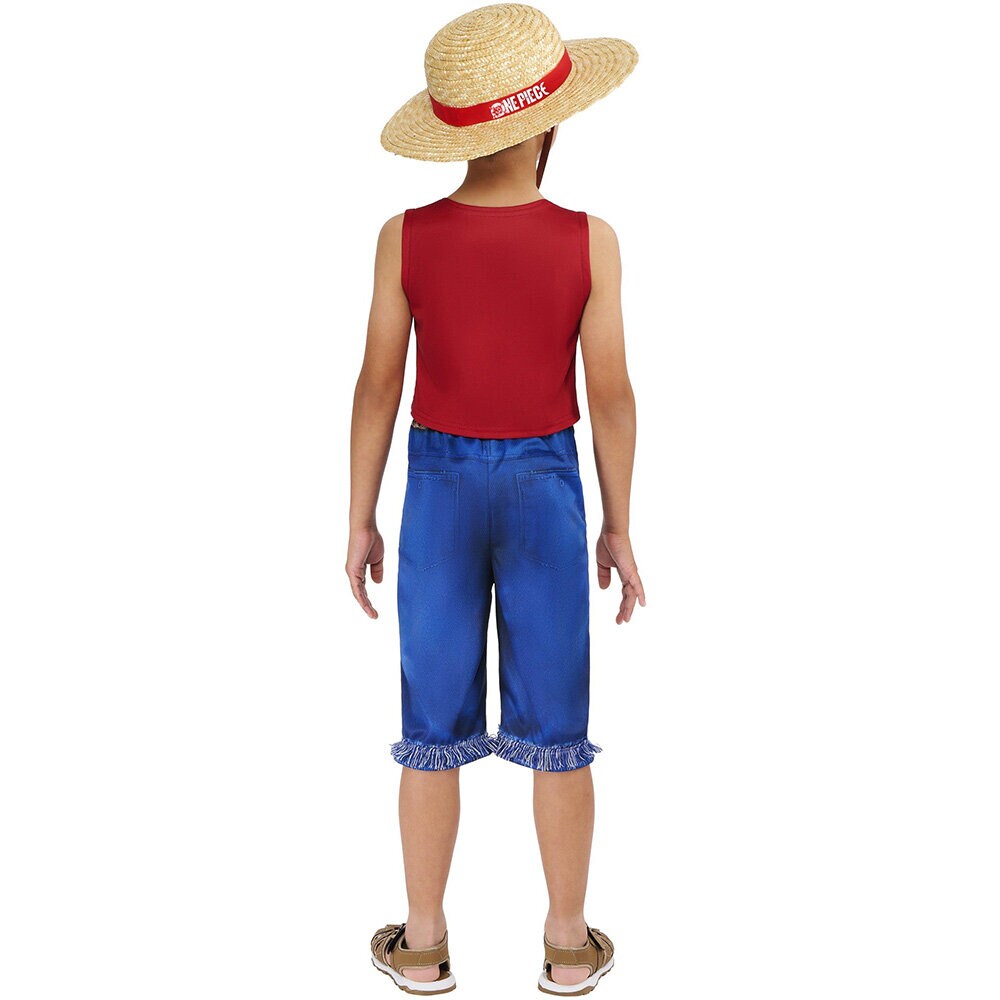 One Piece Luffy Kostuum 11-13 jaar
