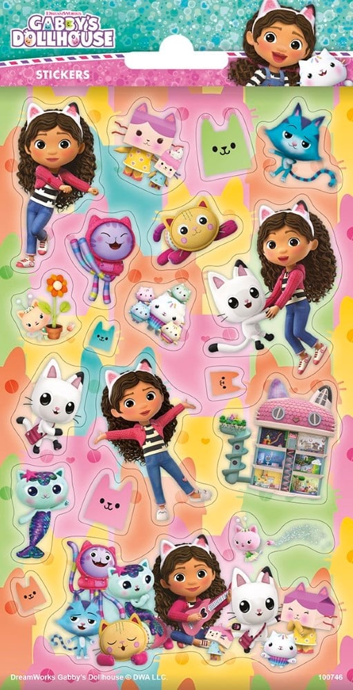 Gabby’s Dollhouse Stickers 18 stuks