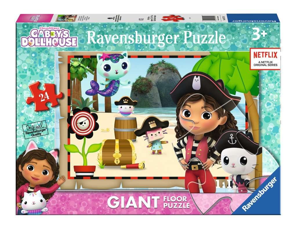 Ravensburger Vloerpuzzel - Gabby's Dollhouse 24 stukjes