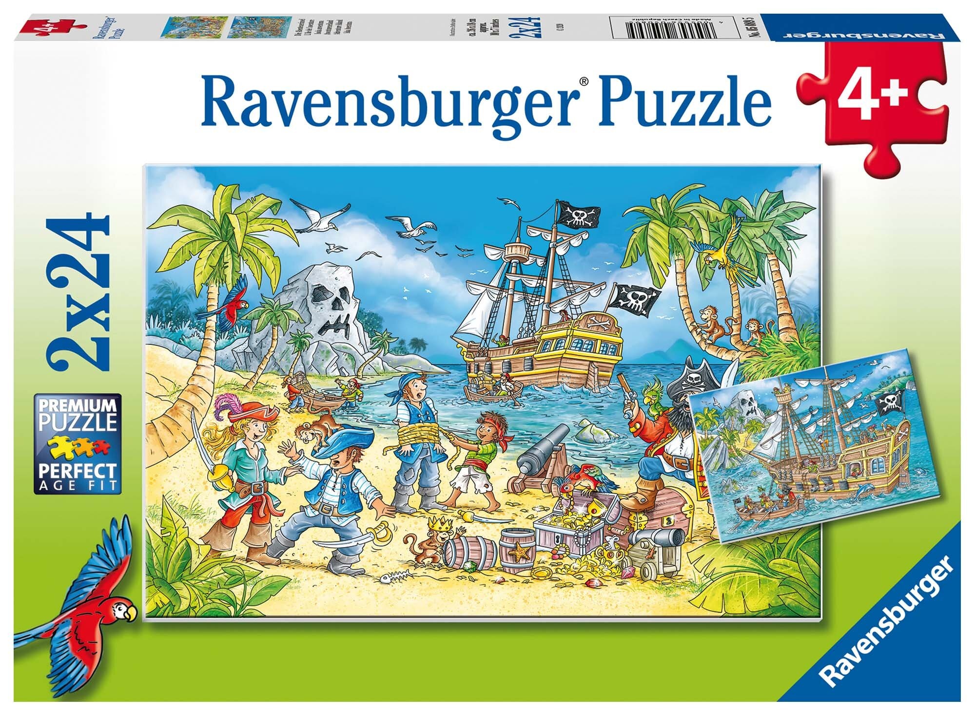 Ravensburger Puzzel - Avontureneiland 2x24 stukjes