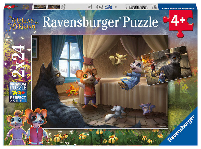 Ravensburger Puzzel - Musse & Helium 2x24 stukjes