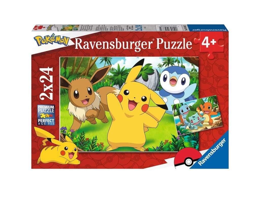 Ravensburger Puzzel - Pokémon 2x24 stukjes