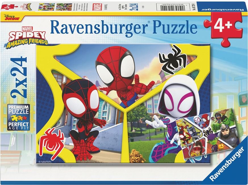 Ravensburger Puzzel - Spidey 2x24 stukjes