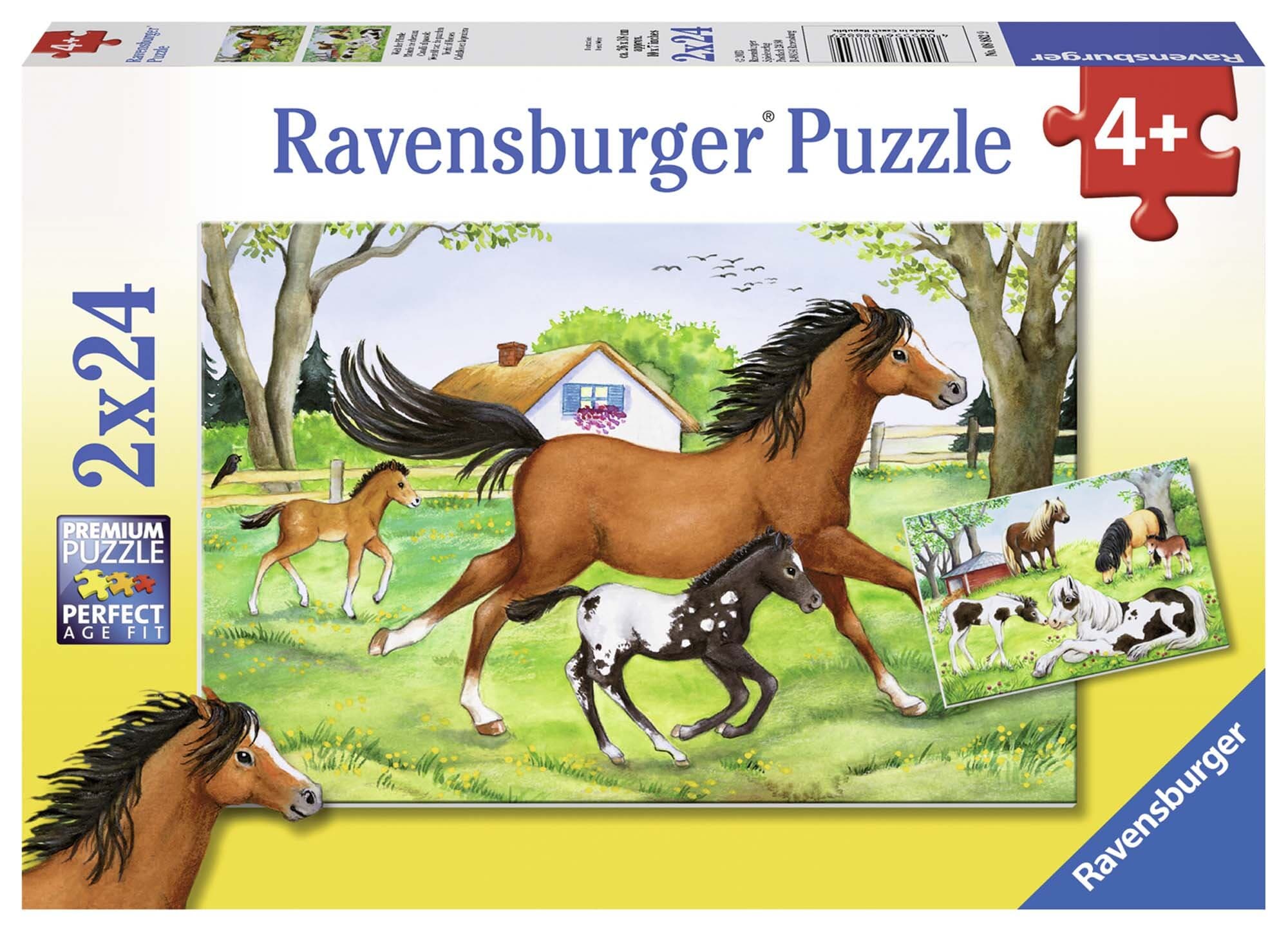 Ravensburger Puzzel - Een wereld van paarden 2x24 stukjes