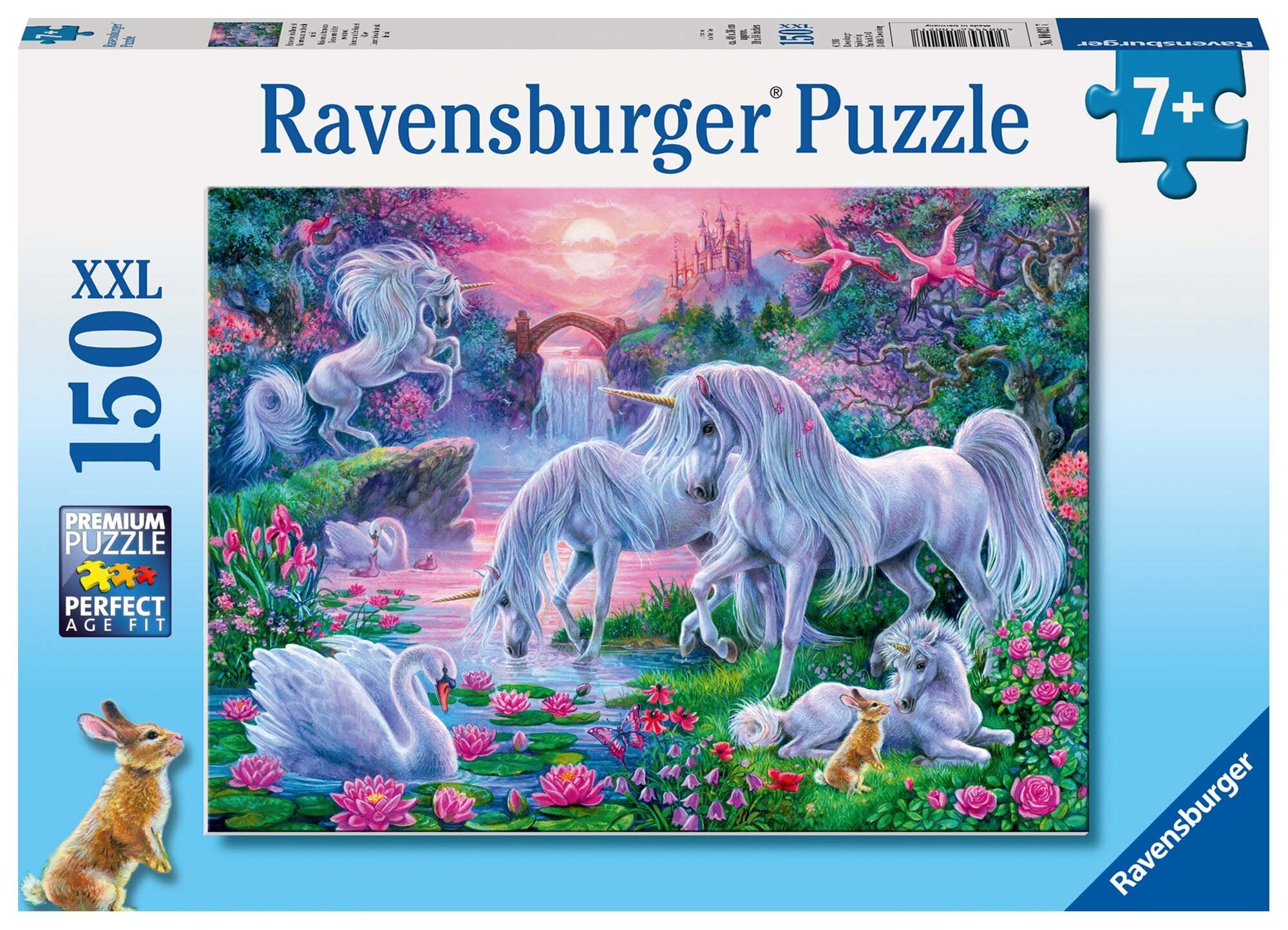 Ravensburger Puzzel - Eenhoorns in de zonsondergang 150 stukjes XXL