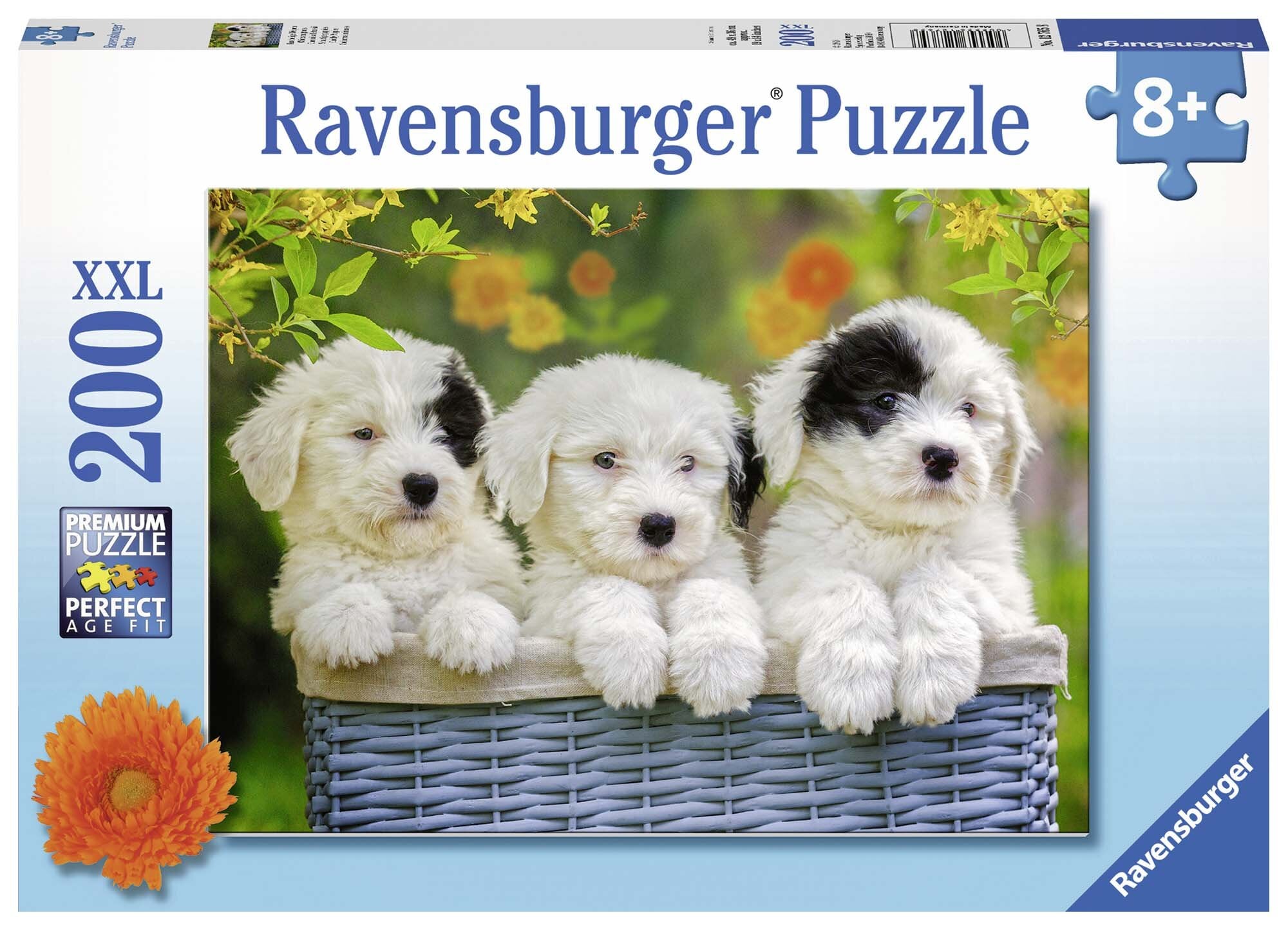 Ravensburger Puzzel - Knuffelige puppy's 200 stukjes XXL