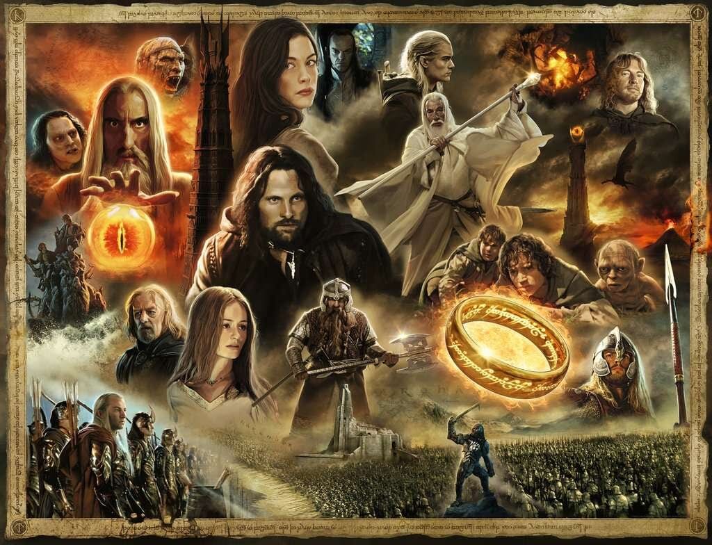 Ravensburger puzzel - The Lord of the Rings: The Two Towers 2000 stukjes