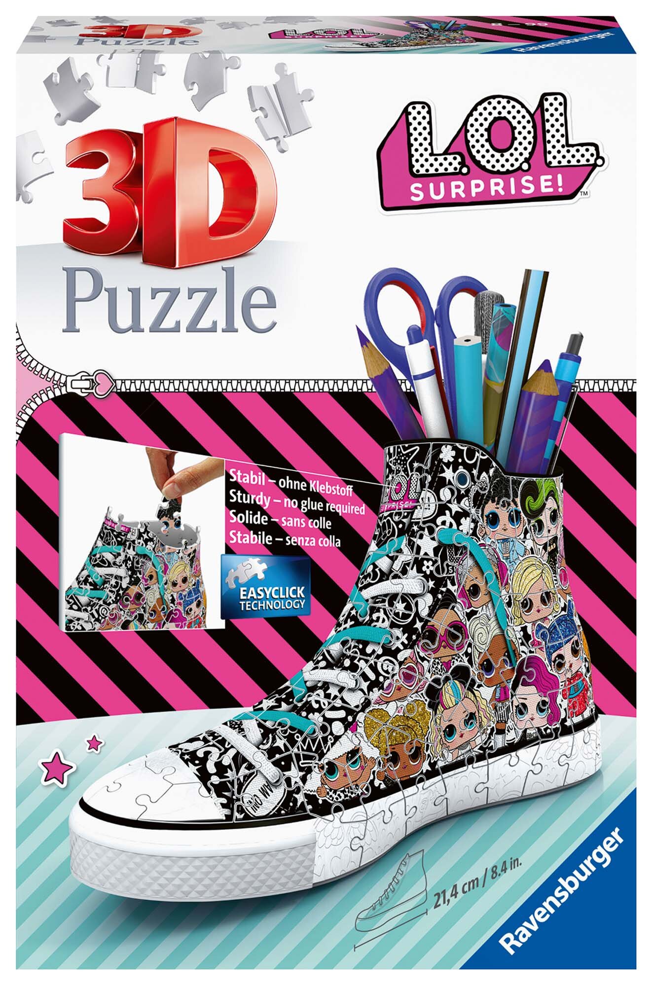 Ravensburger 3D Puzzel - LOL Surprise sneaker 108 stukjes