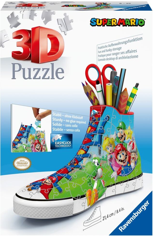 Ravensburger 3D Puzzel - Super Mario sneaker 108 stukjes