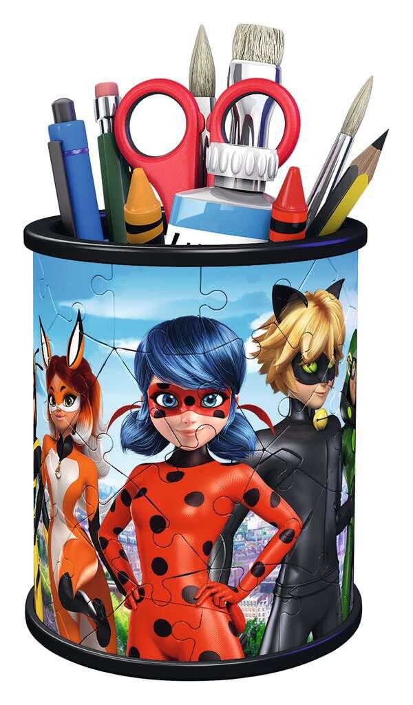 Ravensburger 3D Puzzel - Miraculous Ladybug Pennenbak 54 stukjes