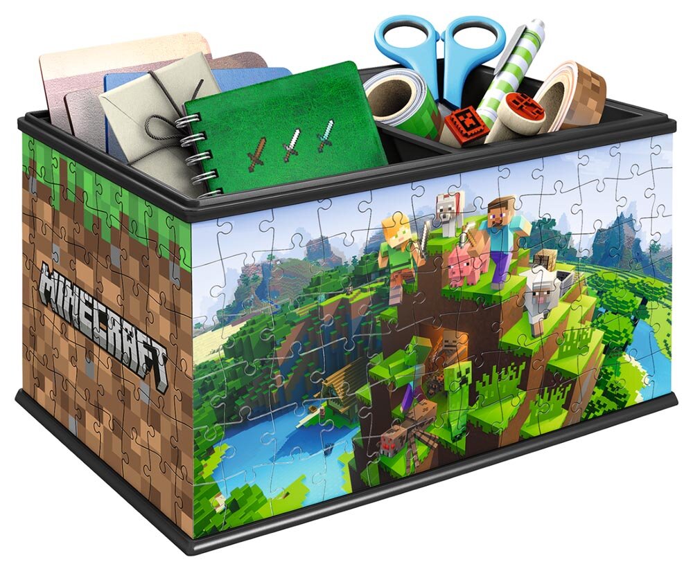 Ravensburger 3D Puzzel - Minecraft opbergdoos 216 stukjes