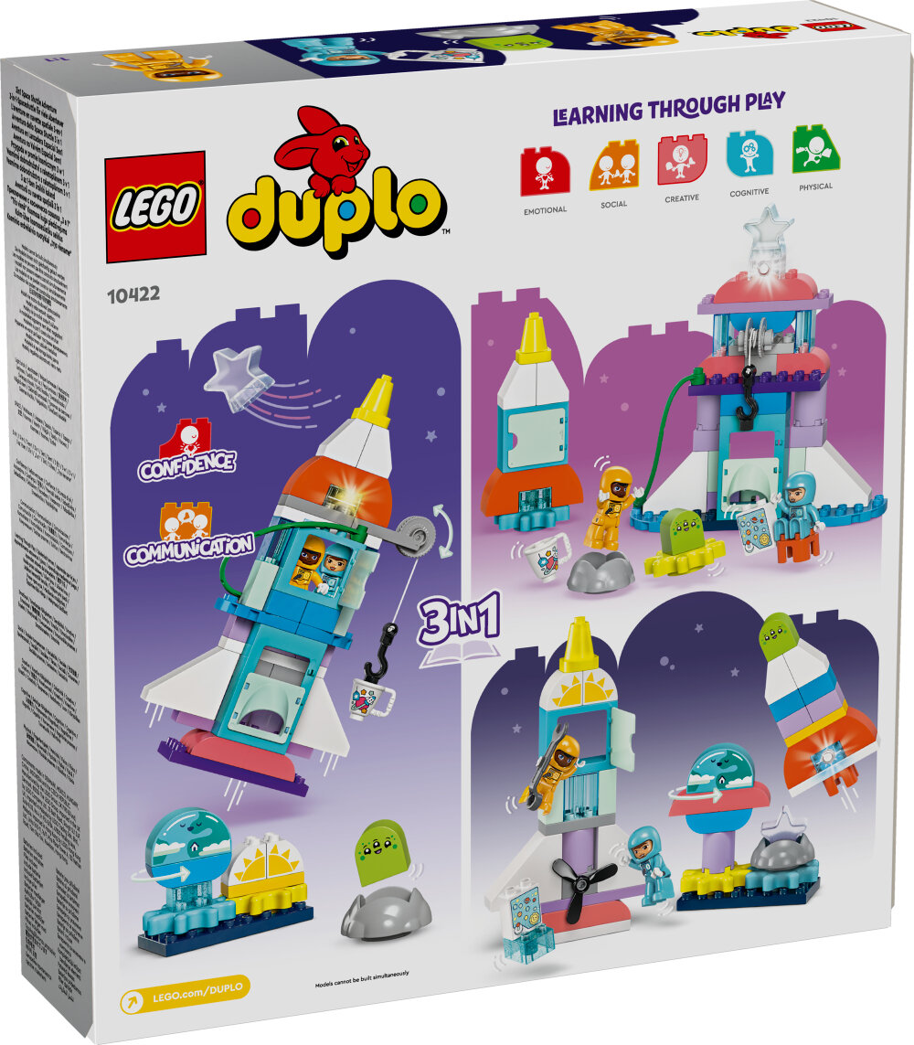 LEGO Duplo - 3-in-1 ruimteavontuur 3+