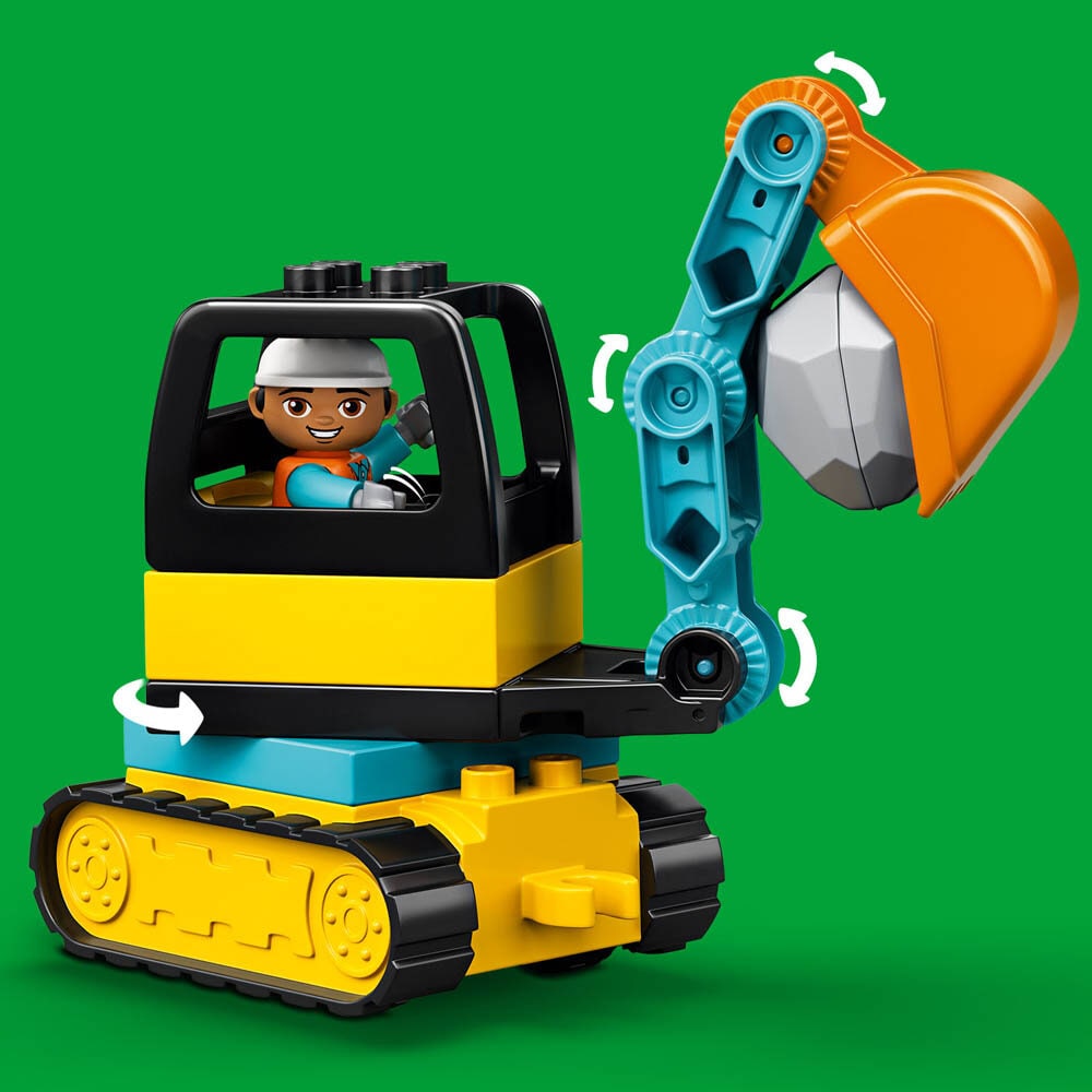 LEGO Duplo - Truck & Graafmachine met rupsbanden 2+