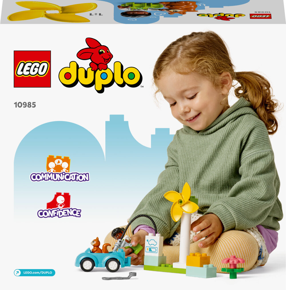 LEGO Duplo - Windmolen en elektrische auto 2+