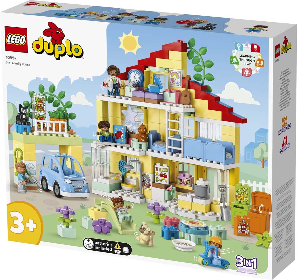 LEGO Duplo - 3in1 Familiehuis 3+
