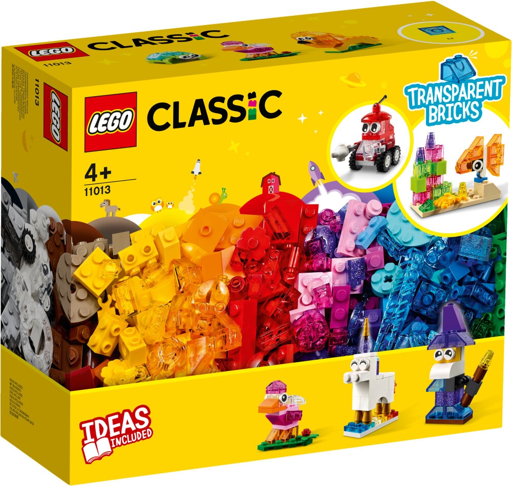 LEGO Classic - Creatieve transparante stenen 4+