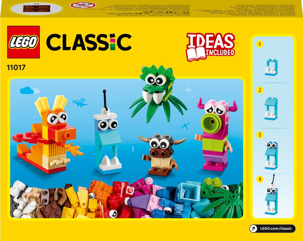 LEGO Classic - Creatieve monsters 4+