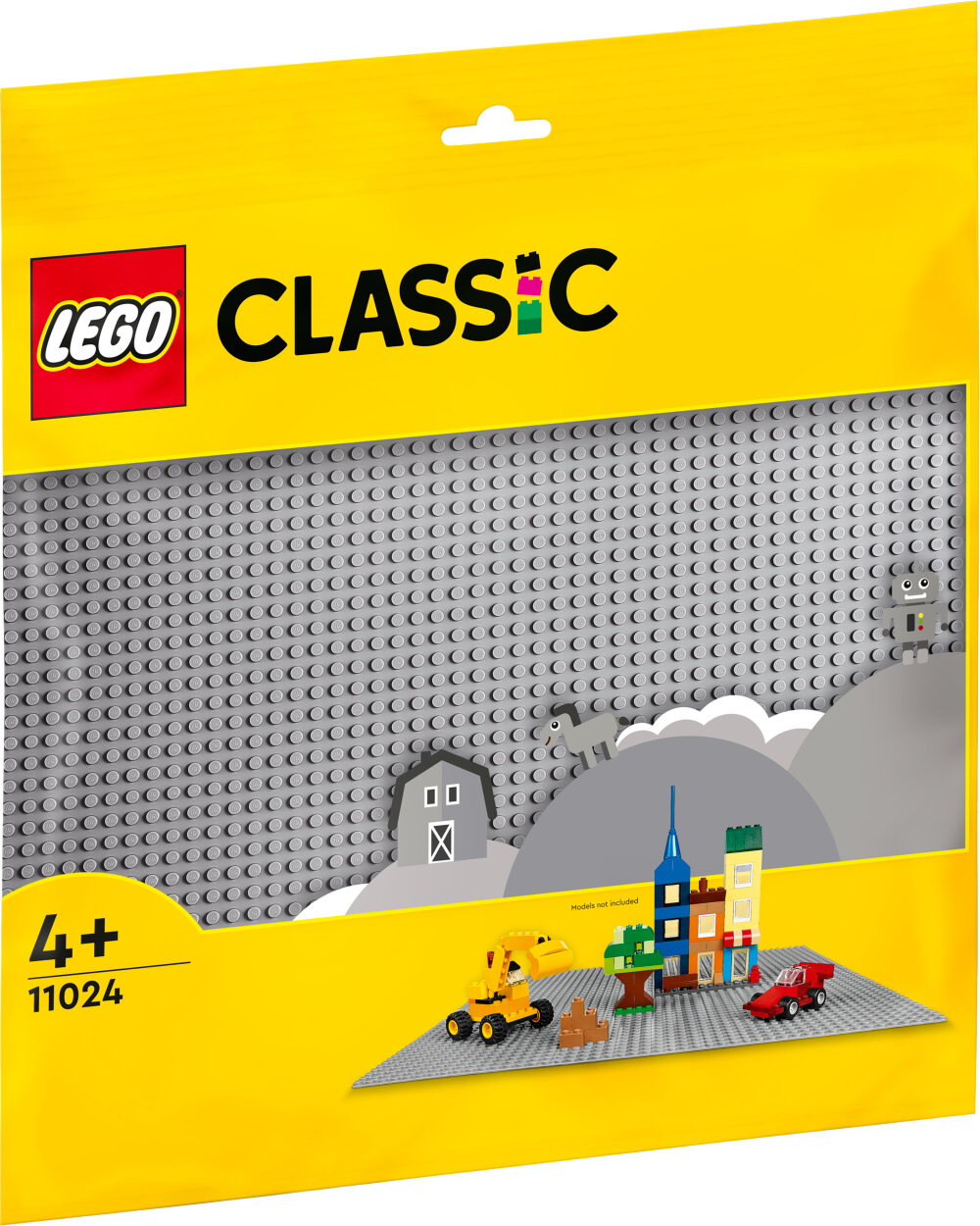 LEGO Classic - Grijze bouwplaat 4+