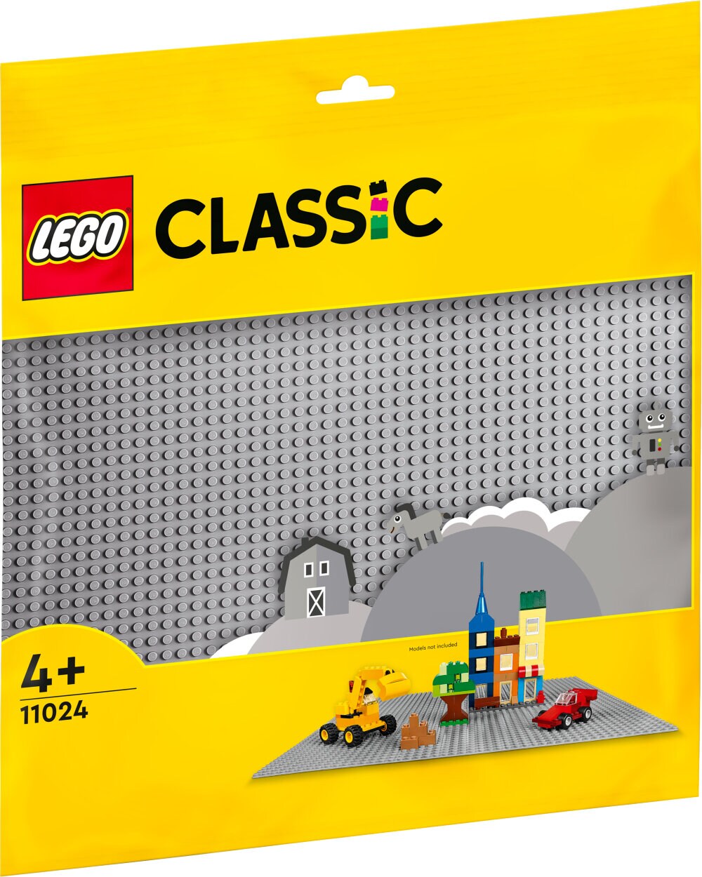 LEGO Classic - Grijze bouwplaat 4+