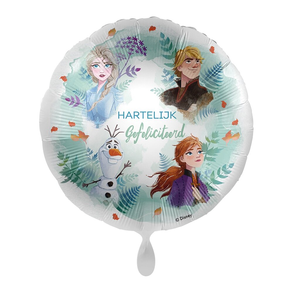 Disney Frozen Folieballon - Hartelijk Gefeliciteerd