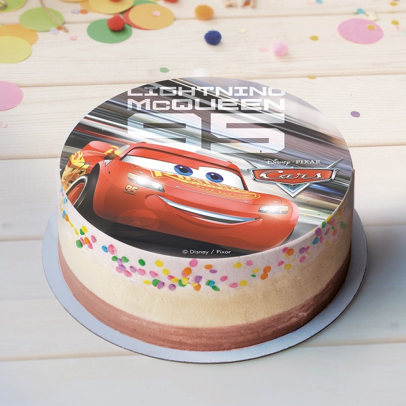 Taartprint Cars 3 - Ouwel 20 cm