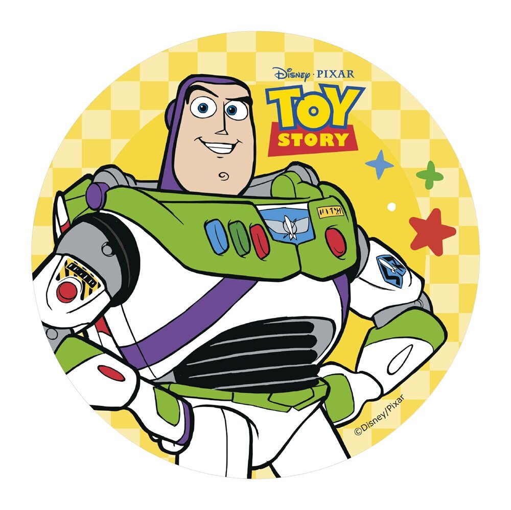 Taartprint Toy Story Buzz Lightyear - Ouwel 20 cm