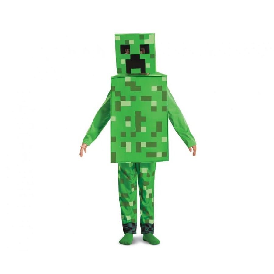 Minecraft Kostuum Kind Creeper 7-8 jaar