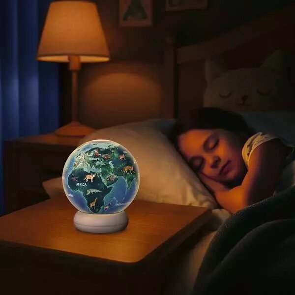 Ravensburger 3D Puzzel - Wereldbol met nachtlicht 72 stukjes