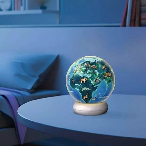 Ravensburger 3D Puzzel - Wereldbol met nachtlicht 72 stukjes