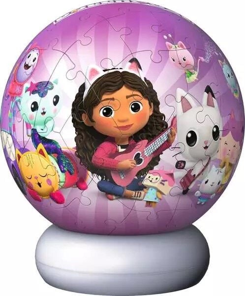 Ravensburger 3D Puzzel - Gabby's Dollhouse met nachtlampje 72 stukjes