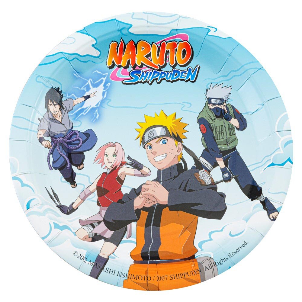 Naruto - Bordjes 8 stuks