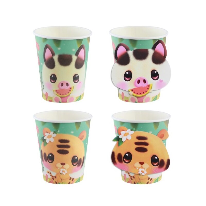 Bangoberry Papieren Bekers 8 stuks