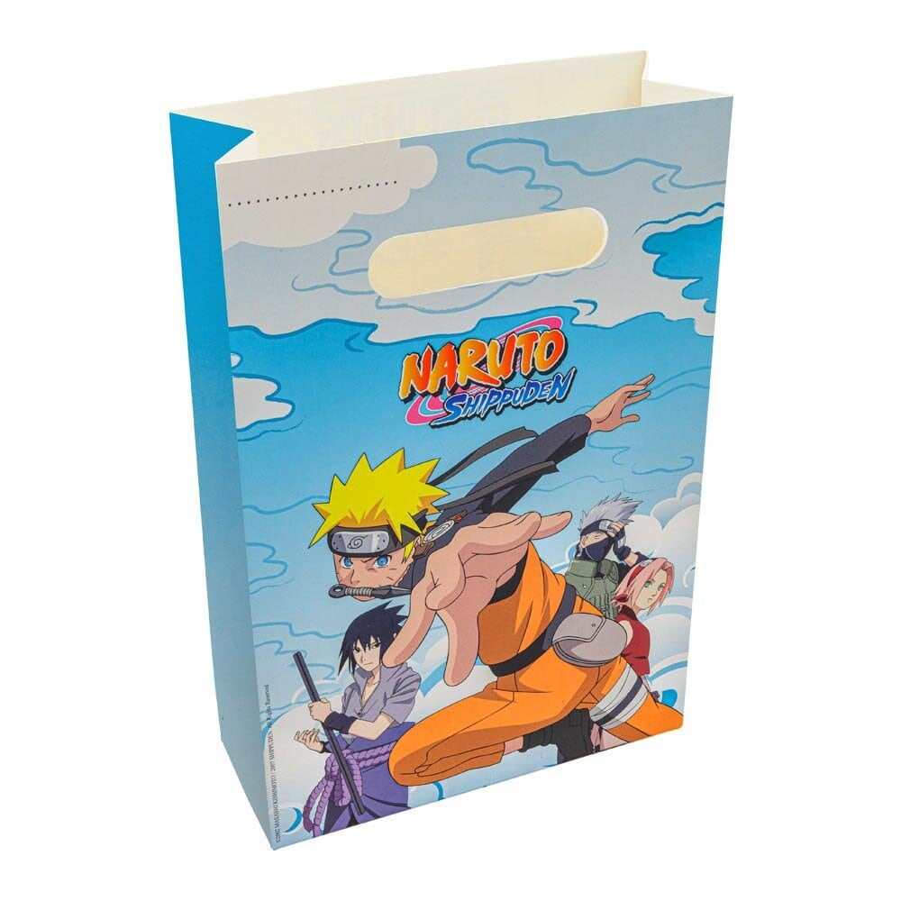 Naruto - Uitdeelzakjes van papier 4 stuks