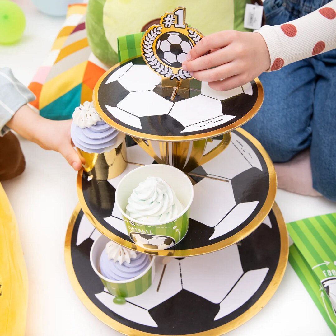 Voetbal Muffinstandaard 41 x 34 cm
