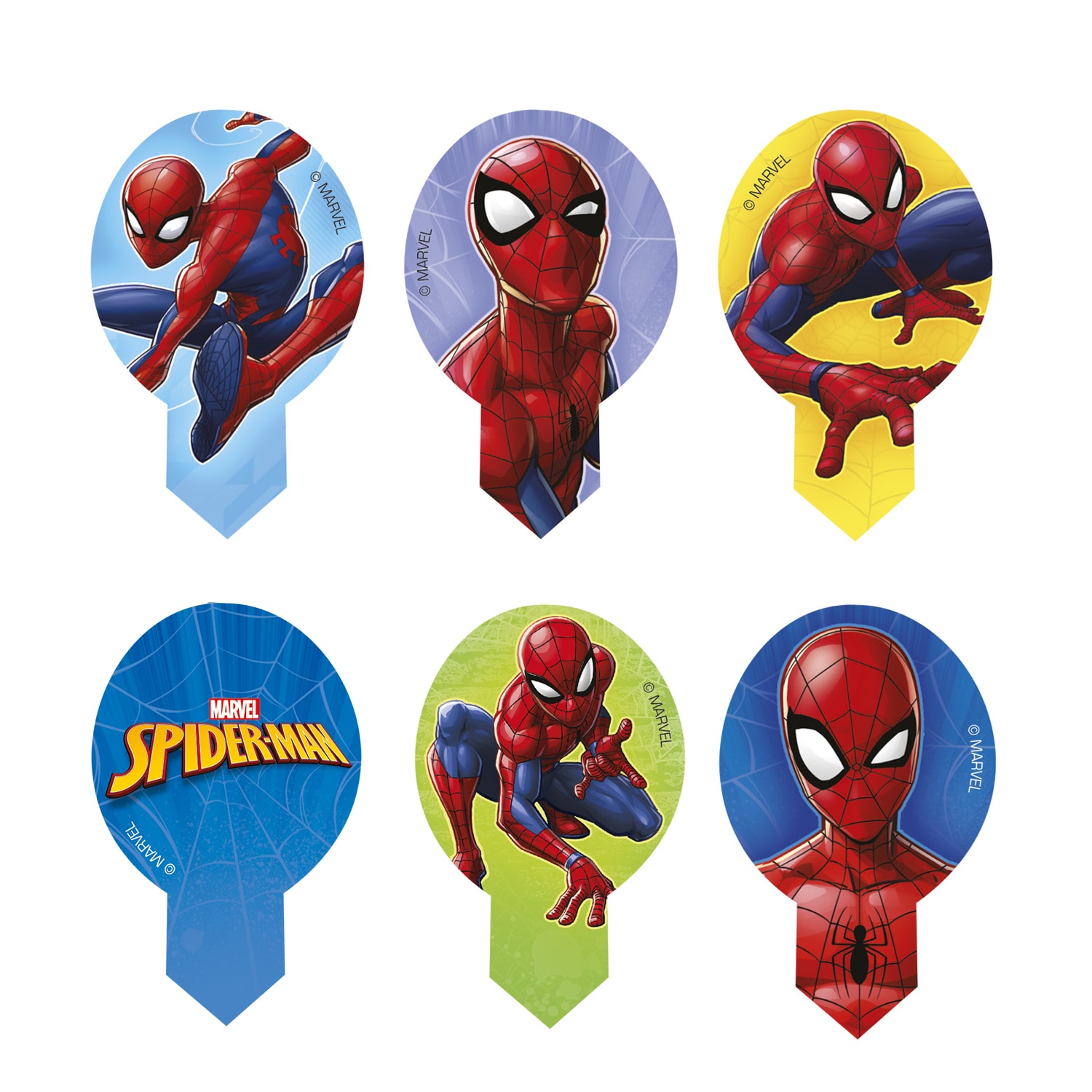Spiderman - Muffindecoraties Ouwel 20 stuks