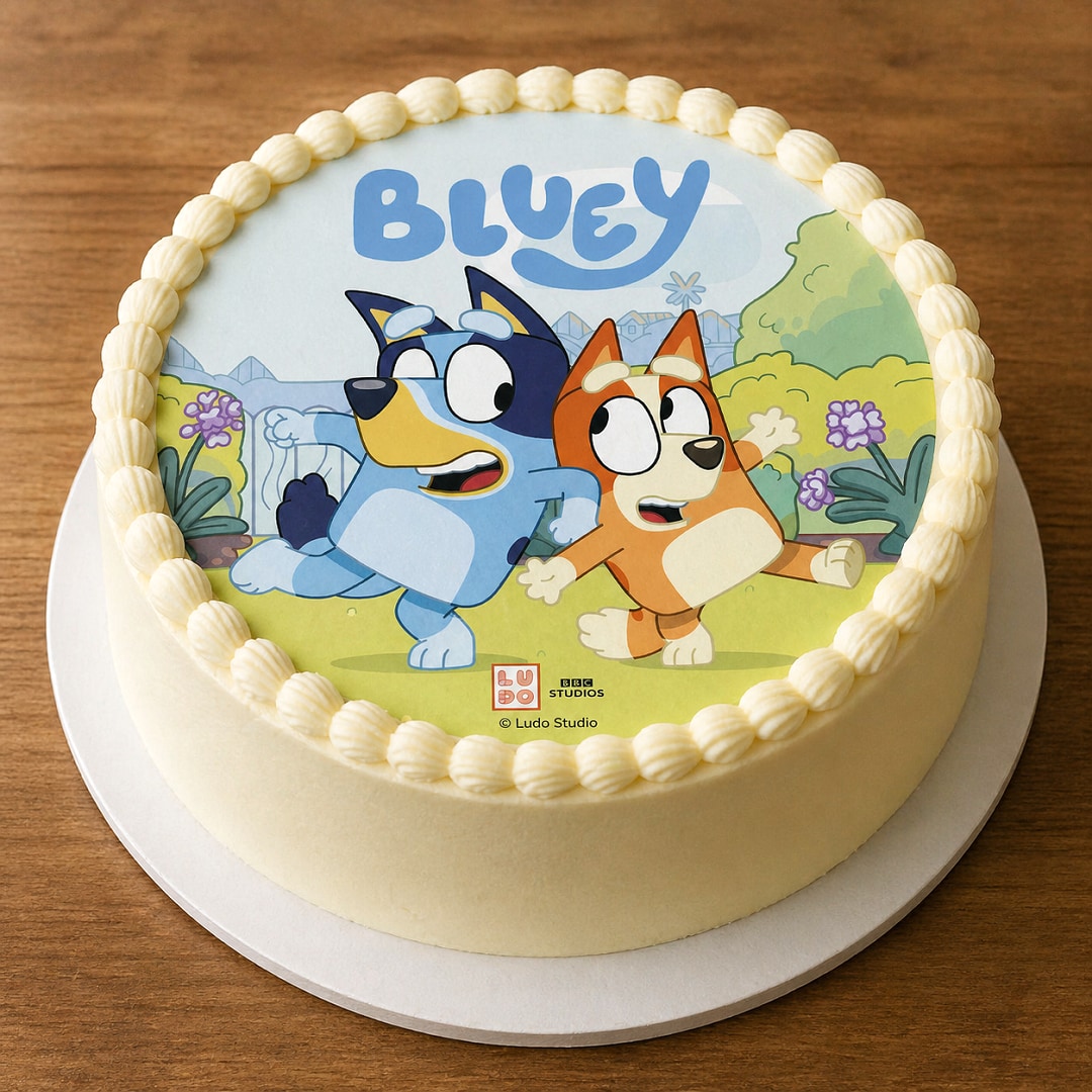 Taartprint Bluey - Ouwel 20 cm