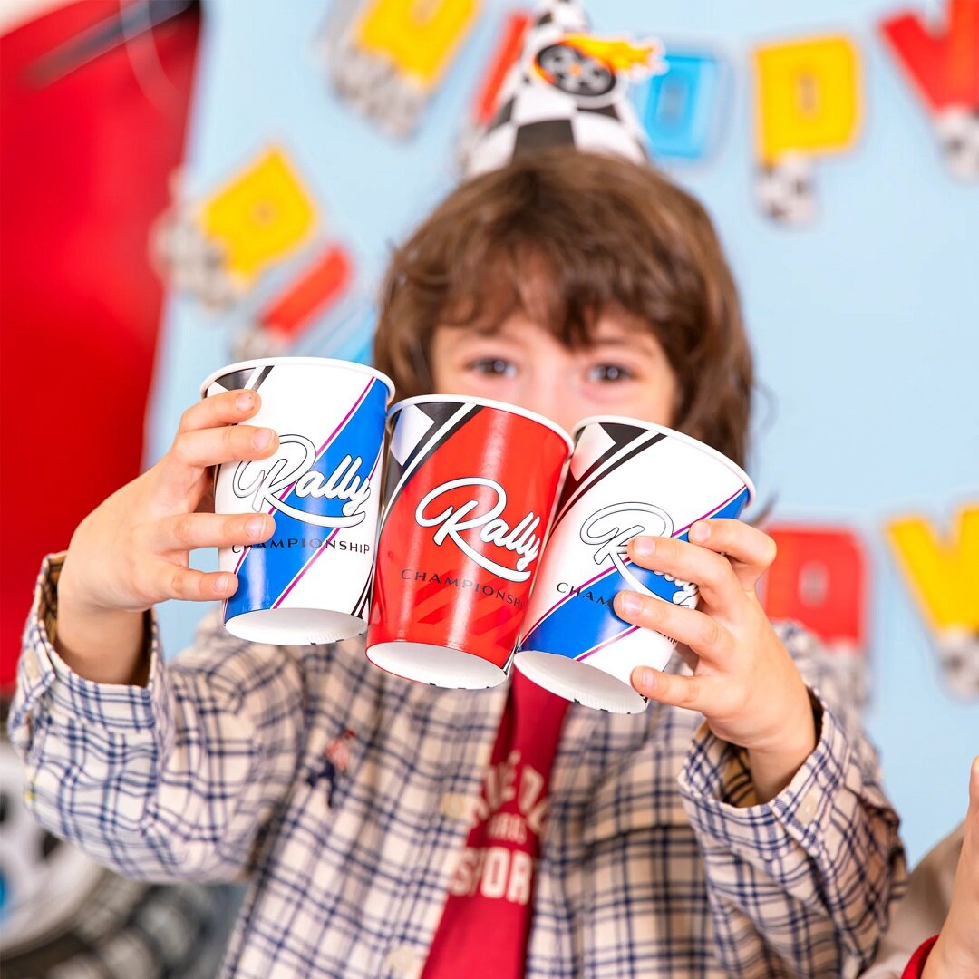 Racing Car Bekers 6 stuks