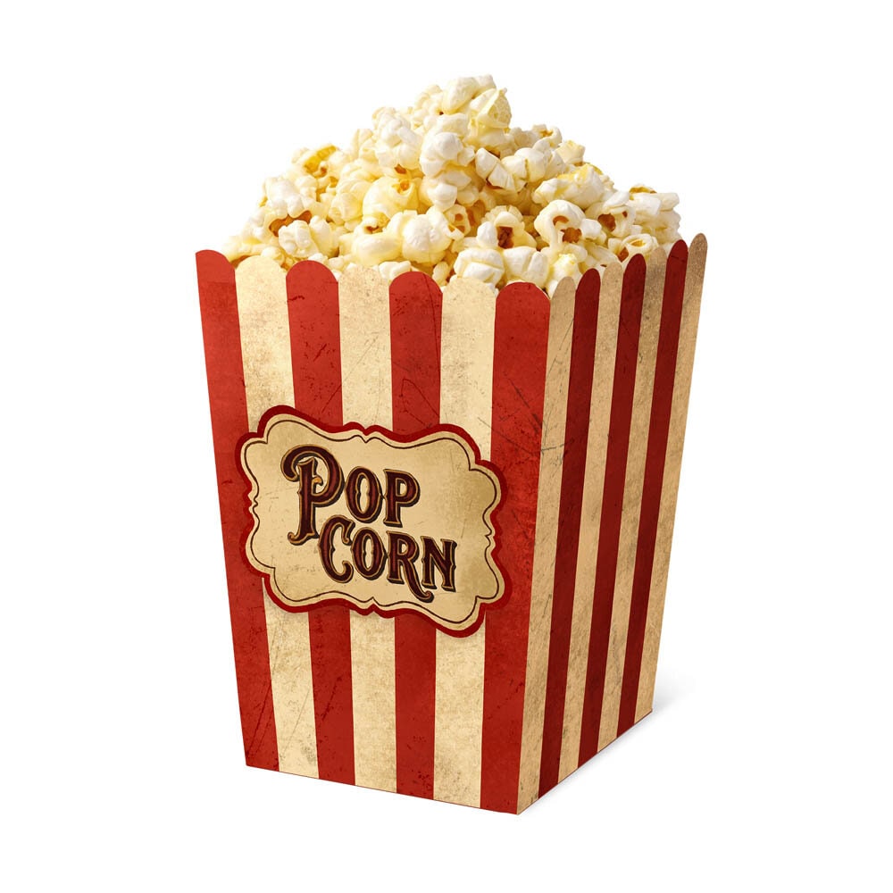 Halloween Freak Show Popcorn bakjes 6 stuks