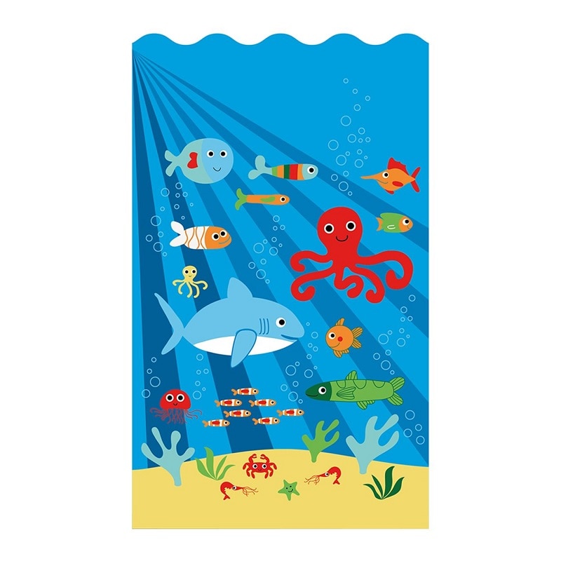 Vissenscherm voor kinderfeestjes 90 × 150 cm
