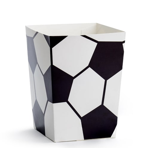 Voetbal - Popcornbakjes 6 stuks
