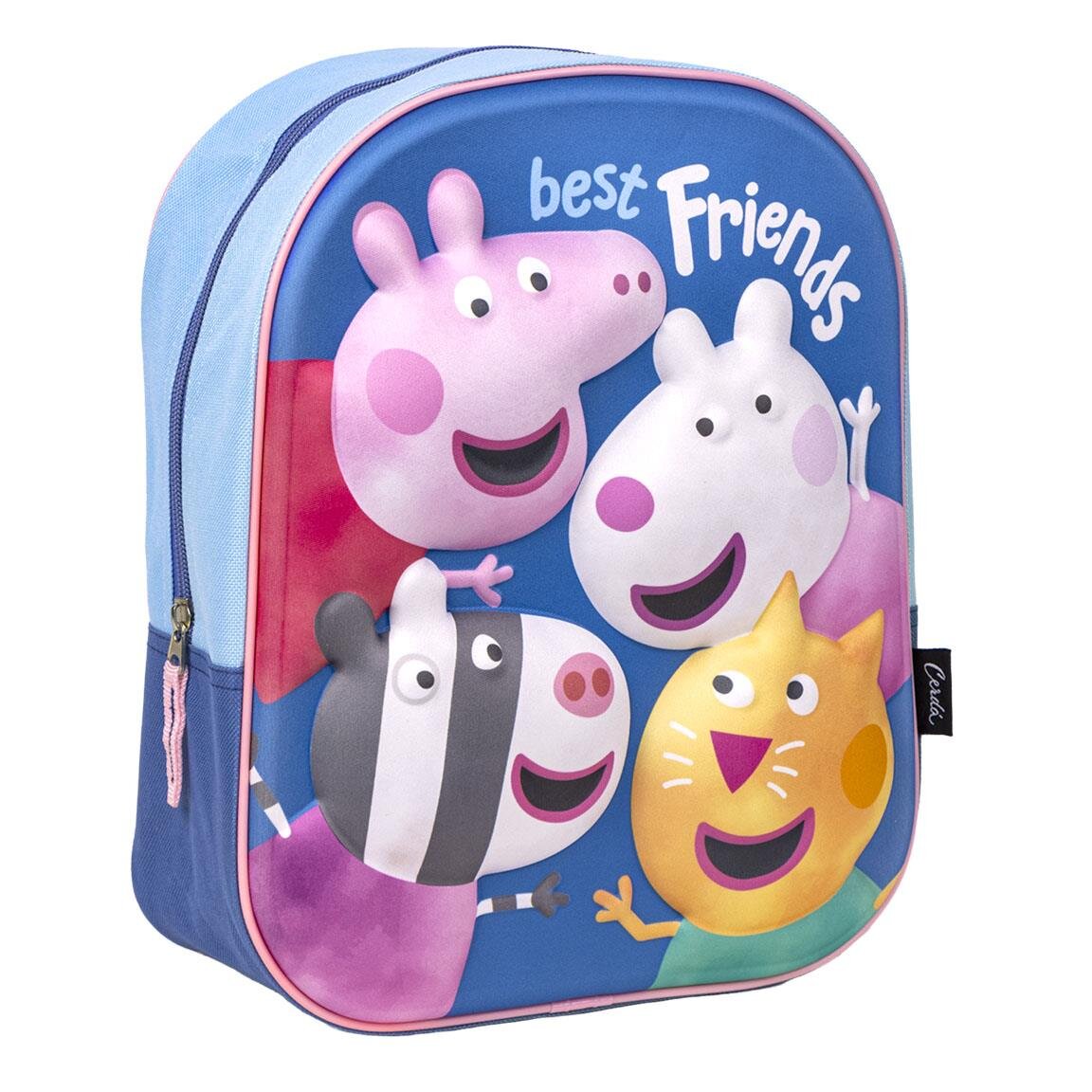 Rugzak Peppa Pig 3D Kindermaat