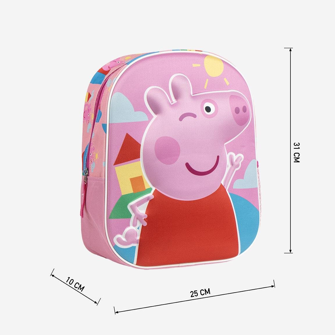 Peppa Pig - Kinderrugzak met 3D-effect