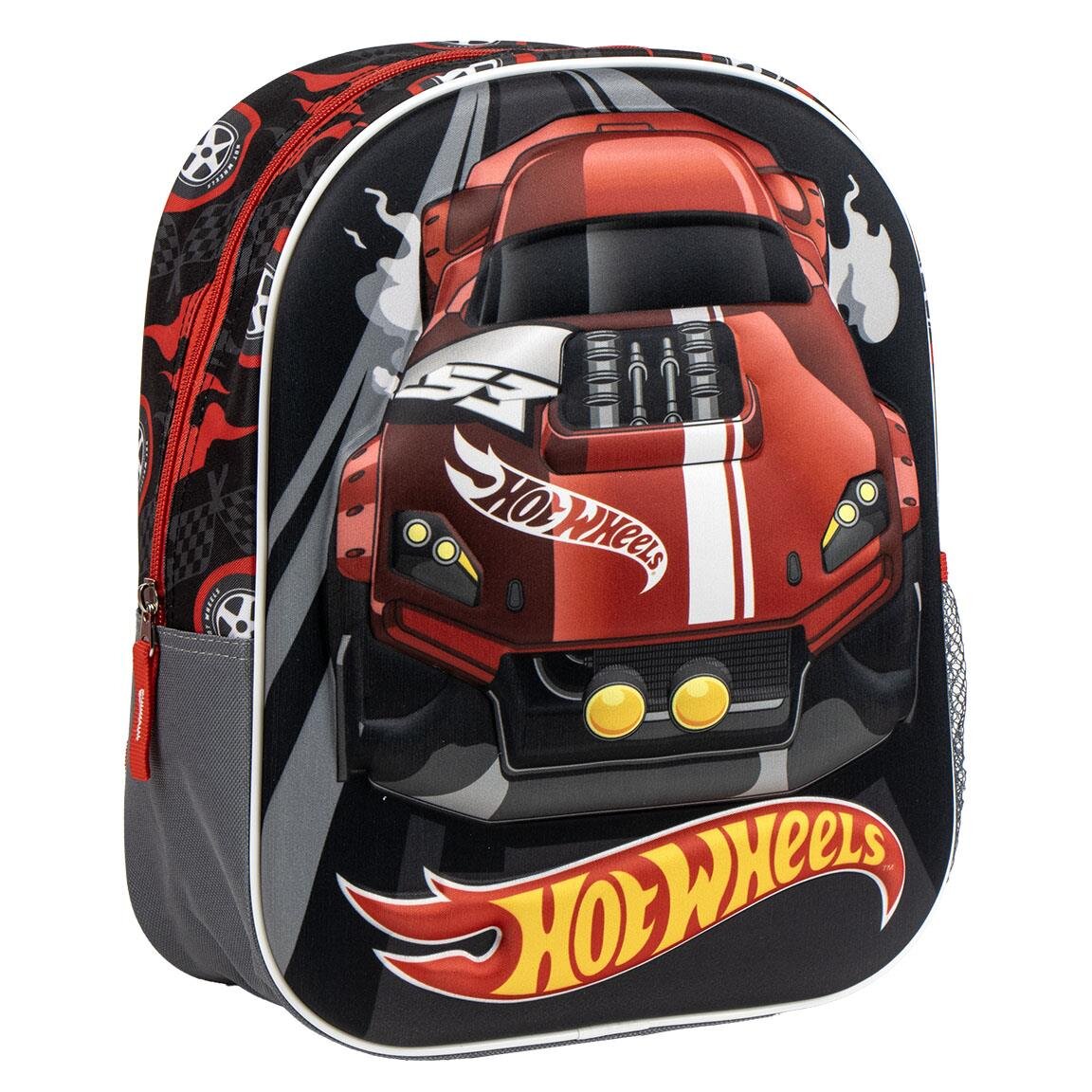 Hot Wheels - Kinderrugzak met 3D-effect