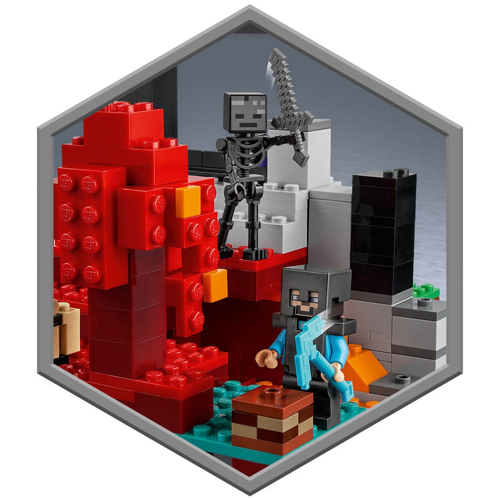 LEGO Minecraft Het verwoeste portaal 8+
