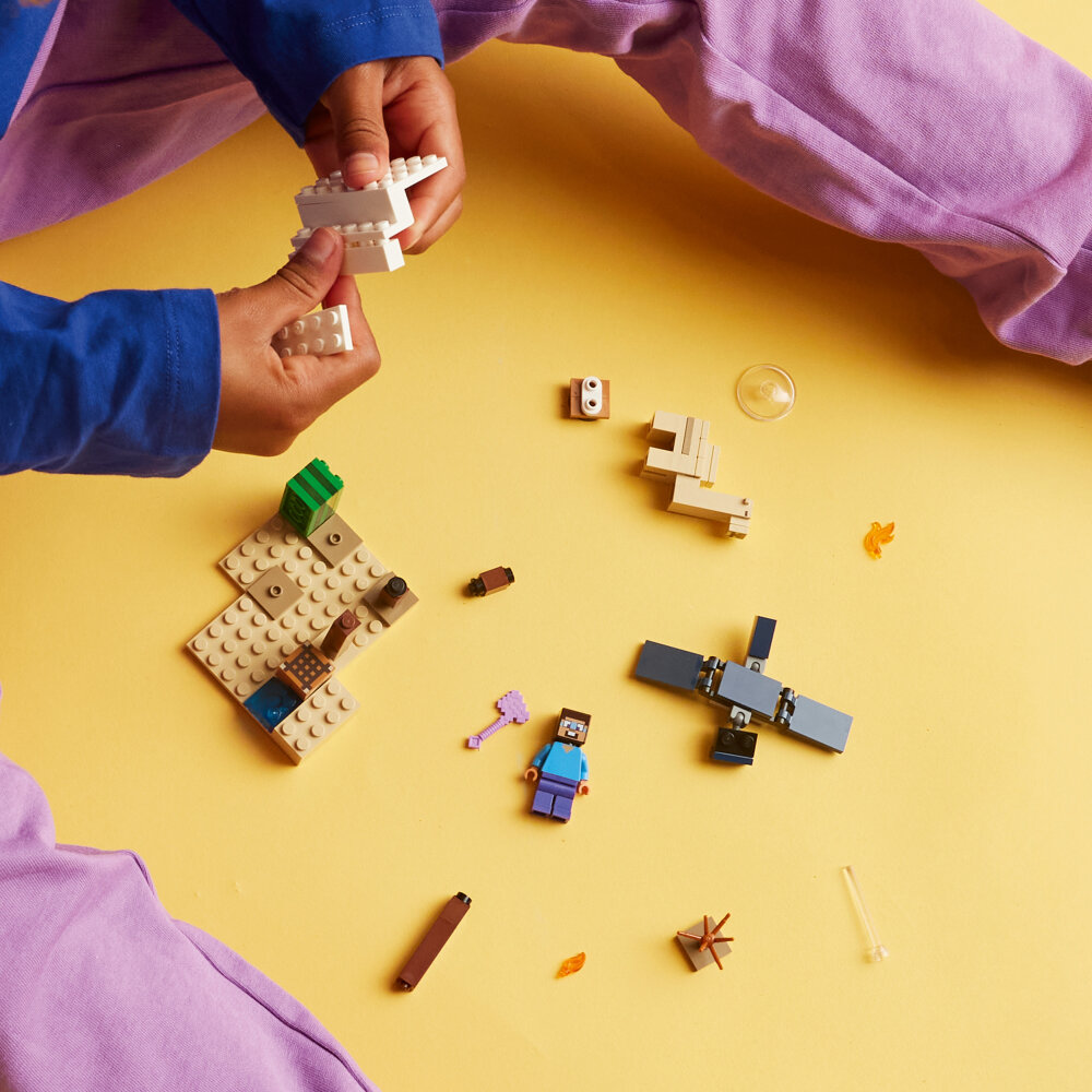 LEGO Minecraft - Steve's woestijnexpeditie 6+